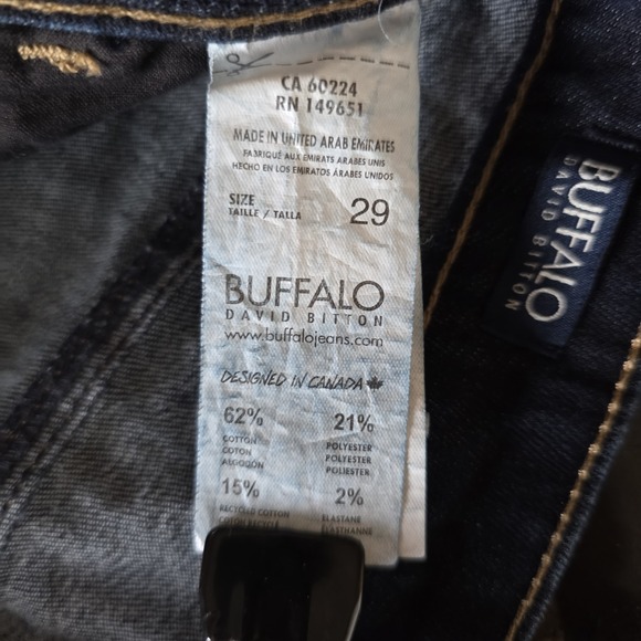 Buffalo David Bitton Jeans Womens Sz 29 Super High Rise Carpenter Jada MSRP 129 - Picture 13 of 14